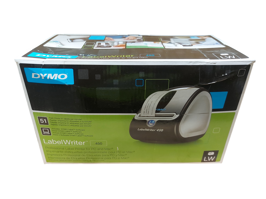 Dymo LabelWriter 450 Turbo Direct Thermal Label Printer