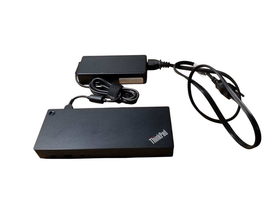 Lenovo ThinkPad Hybrid 4K USB-C / USB-A Docking Station 40AF w/ Power Adapter