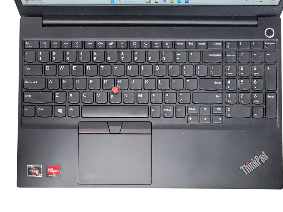 Lenovo ThinkPad E15, AMD Ryzen 7 5700U 1.8GHz, 24GB RAM, 256GB Nvme, READ _ Lap200