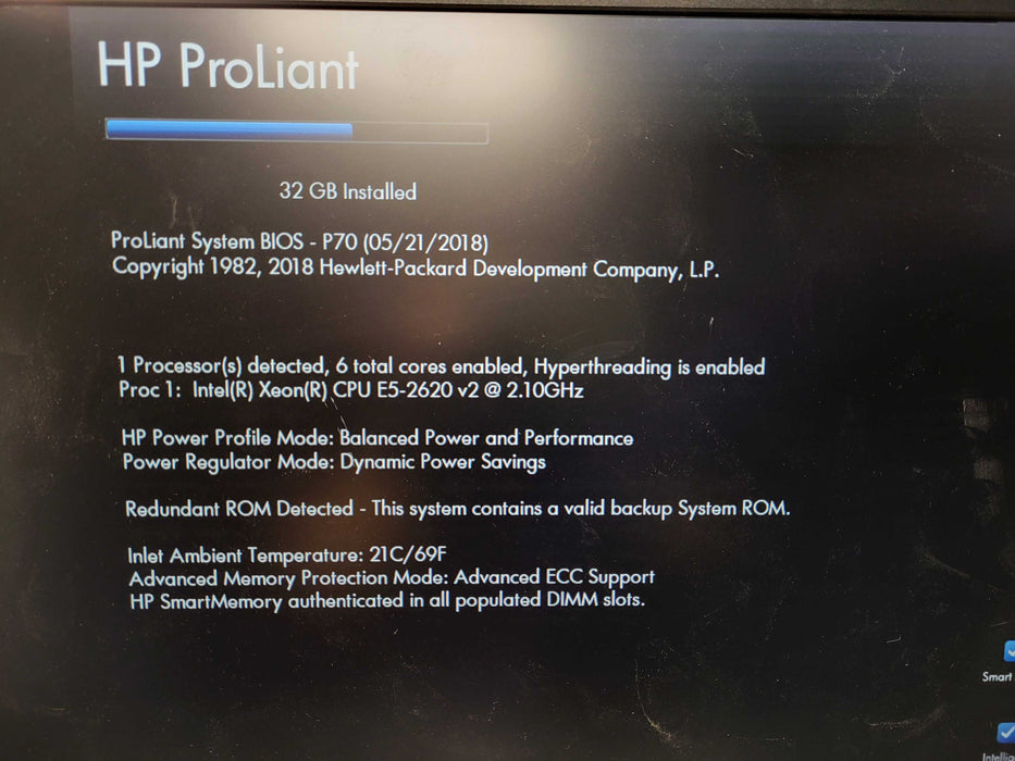 HP ProLiant DL380p Gen8 2U Xeon E5-2620 v2 32GB DDR3 P420i 2x460W PSU  $