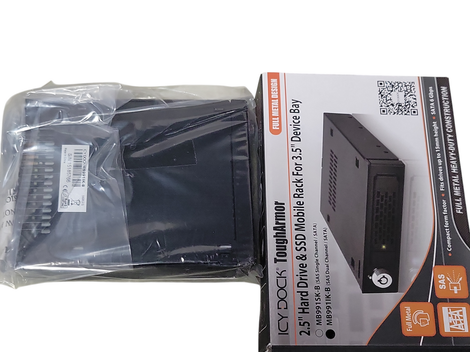 ICY Dock ToughArmor 2.5" HDD/SSD Mobile Rack for 3.5" Devices bay MB991IK-B Q_