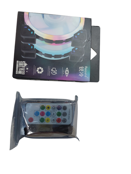 Raicold LED RGB Fan Cooling with Remote Controller  Q=