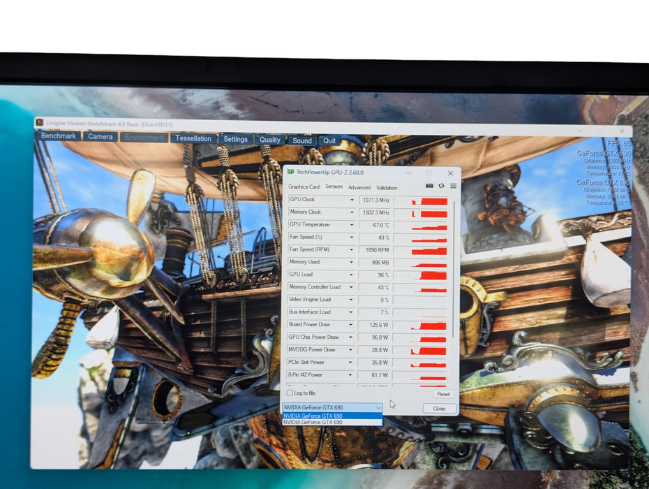 EVGA NVIDIA GeForce GTX 69004G-P4-2690-KR 4GB GDDR5 GPU -