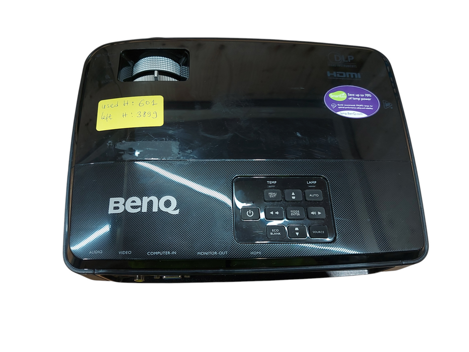 BenQ MX522 Full HD 3D DLP Projector 4500 Light Source | 3899 Hours Left