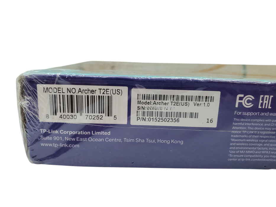 NEW- TP-Link Archer T2E AC600 Wireless Dual Band PCI Express Adapter