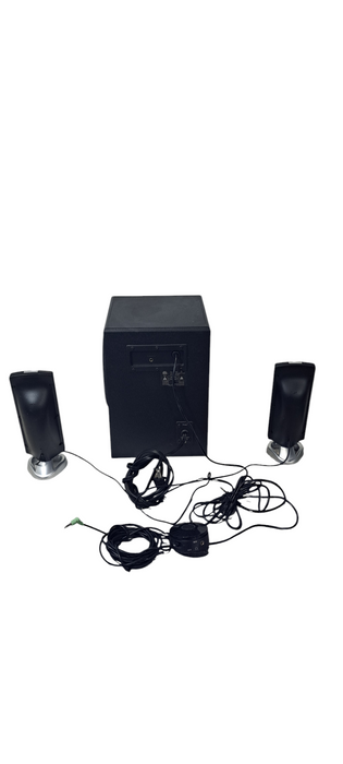 Cyber Acoustics CA-3602 Desktop Computer Speaker Sound System Subwoofer Contr