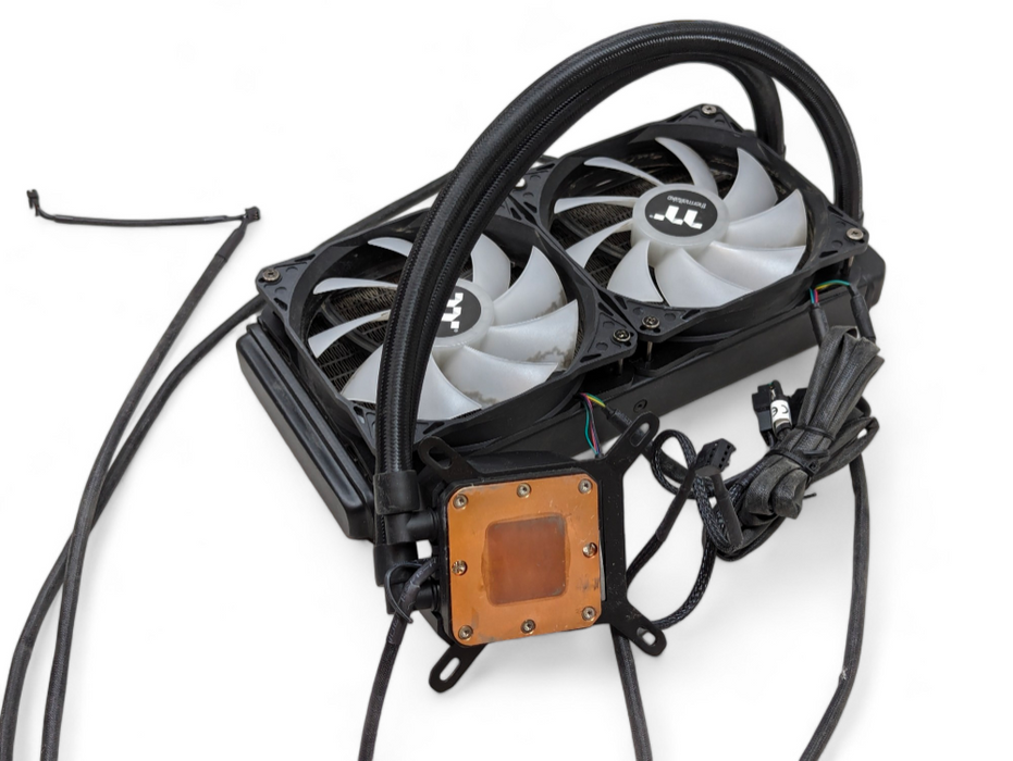 ThermalTake 240mm AIO CPU Cooler with 2 fans Please READ