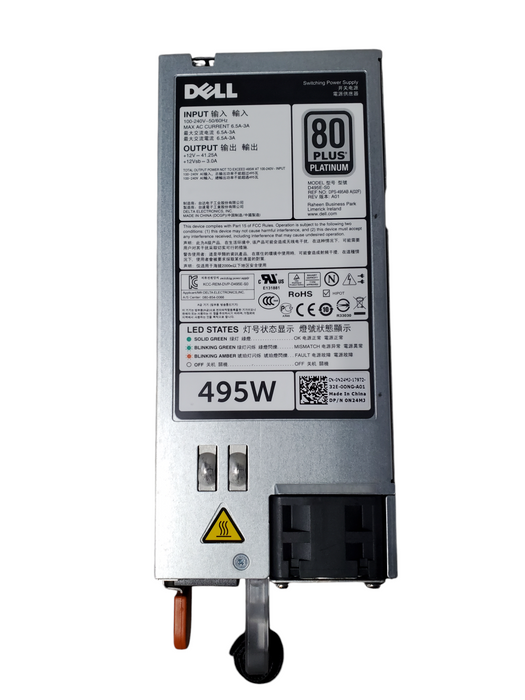 Dell D495E-S0 Switching Power Supply PowerEdge 495W  Q
