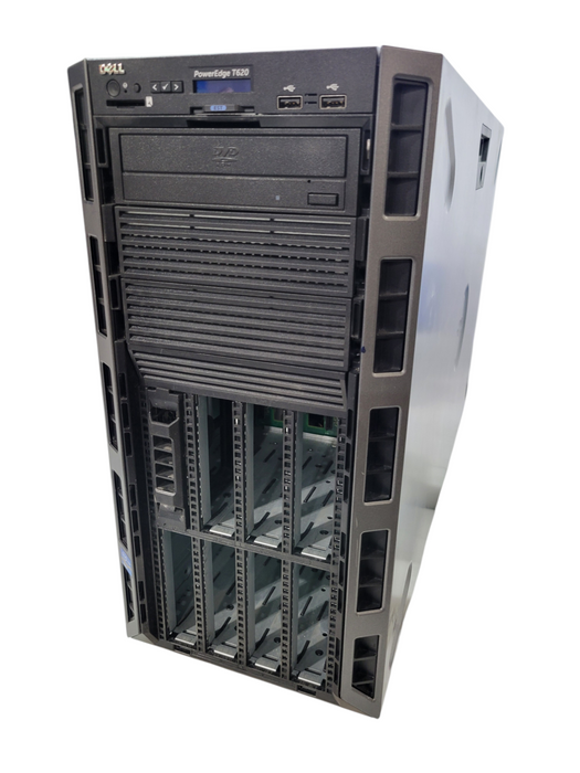 Dell PowerEdge T620 - 2x Xeon E5-2630 v2 192GB DDR3 PERC H710 %