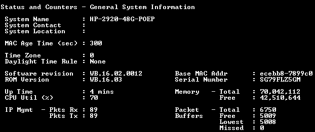 ARUBA J9729A HPE 2920 48G 48 Ports PoE+ Switch, w/J9731A  !