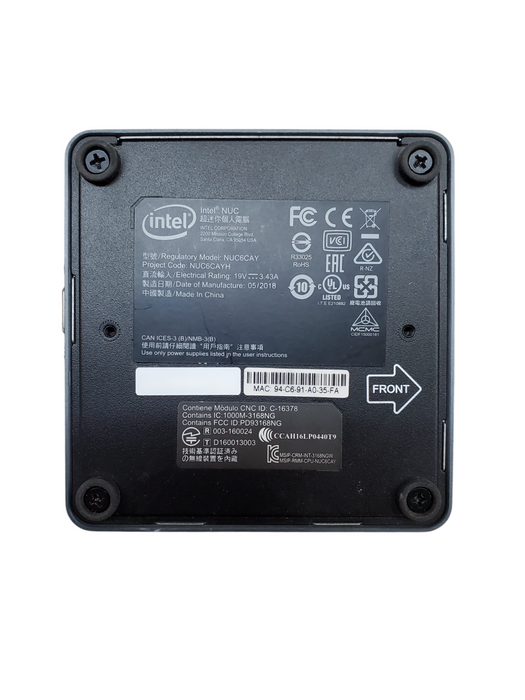 Intel NUC NUC6CAY Intel Celeron J3455 8GB DDR3 - No HDD