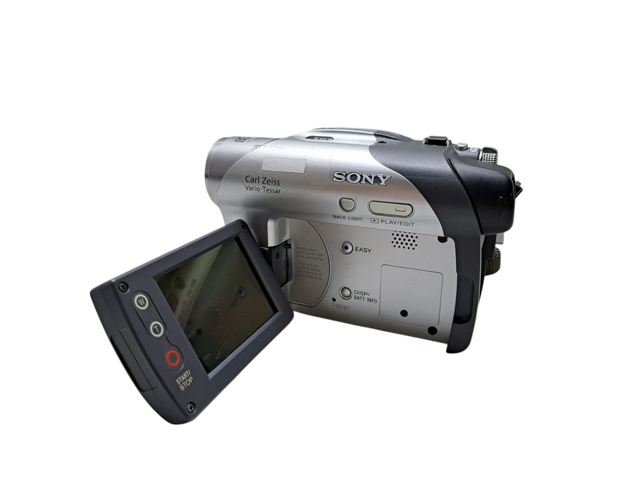 Sony DCR-DVD105 Handycam Camcorder 20x Optical Zoom w/ Power Adapter & Bag