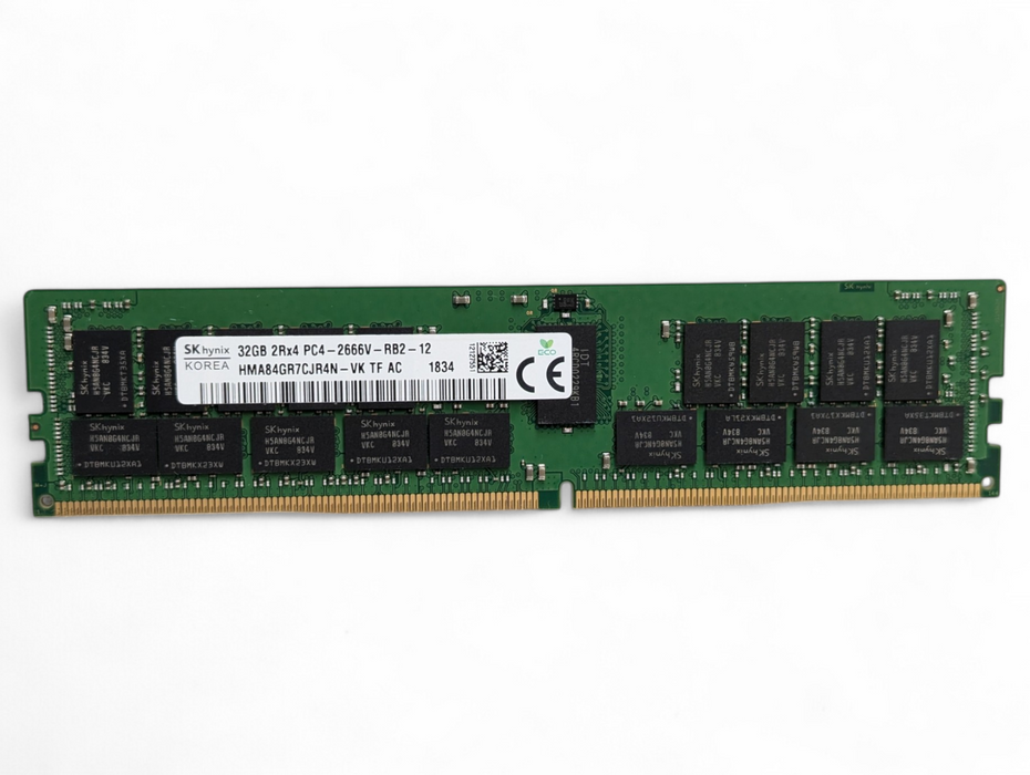 32 GB DDR4 Micron Server Ram Module 4DRx4 PC4-2400T-LE2-11  Q- Q-