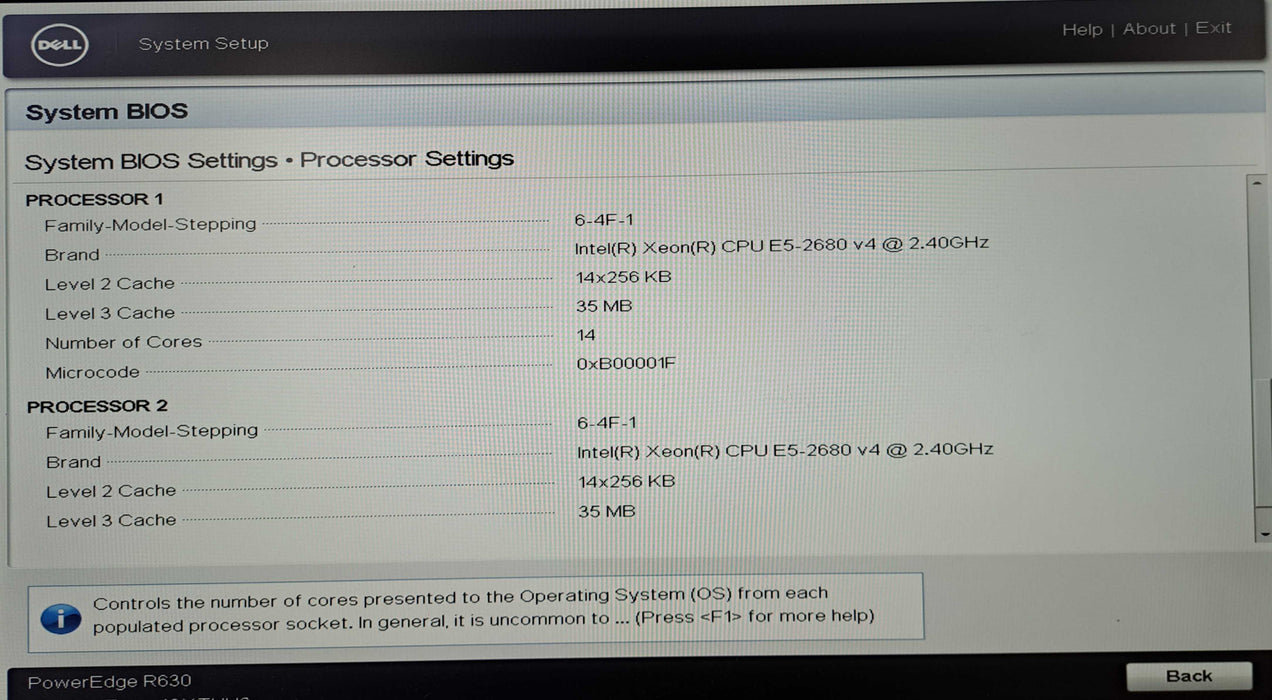 Dell PE R630 1U 8x 2.5" | 2x Xeon E5-2680 v4 @2.40GHz, 32GB DDR4, H730 Mini )