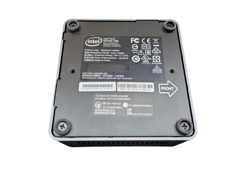 Intel Mini PC NUC NUC7i5BNB Core i5-7260U @2.20GHz 16GB DDR4 RAM, 256GB SSD !