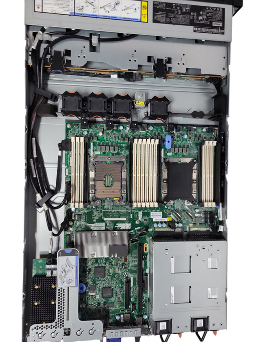 Lenovo SR570 1U Server with 2x PSU, Avago RAID 530-8i, 2x HDD Trays, READ _