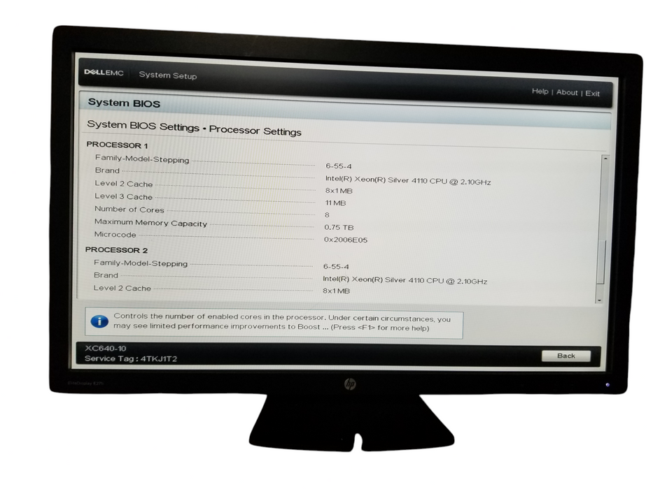 DELL XC640-10 2x Xeon Silver 4110, 16 GB DDR4, HBA330 Mini, 2x 1100W PSU