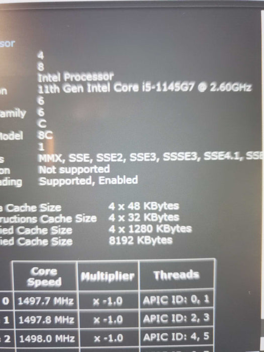 Dell Latitude 5320, i5-1145G7 2.60GHz, 16GB DDR4, 256GB NVMe  Lap200