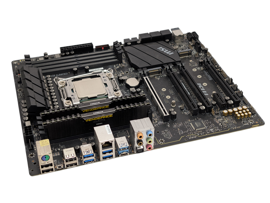 MSI X299 RAIDER Motherboard w/ Intel Core i7-7820X CPU, 16GB DDR4 RAM )