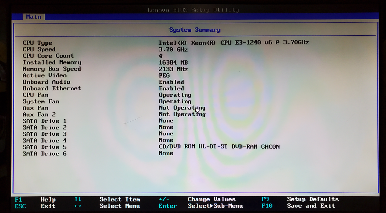 Lenovo ThinkStation P320 Xeon-1240 v6 16GB DDR4 - No HDD/GPU