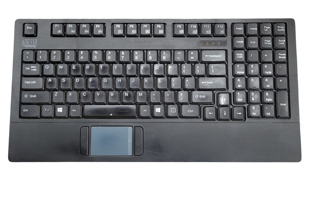 Adesso Industrial Compact Scissor-Switch Touchpad Keyboard AKB-421UB