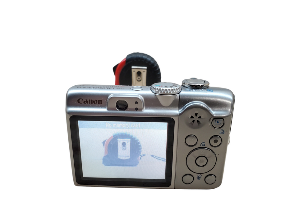 Canon PowerShot A1100 IS 12.1MP Digital Camera - Silver