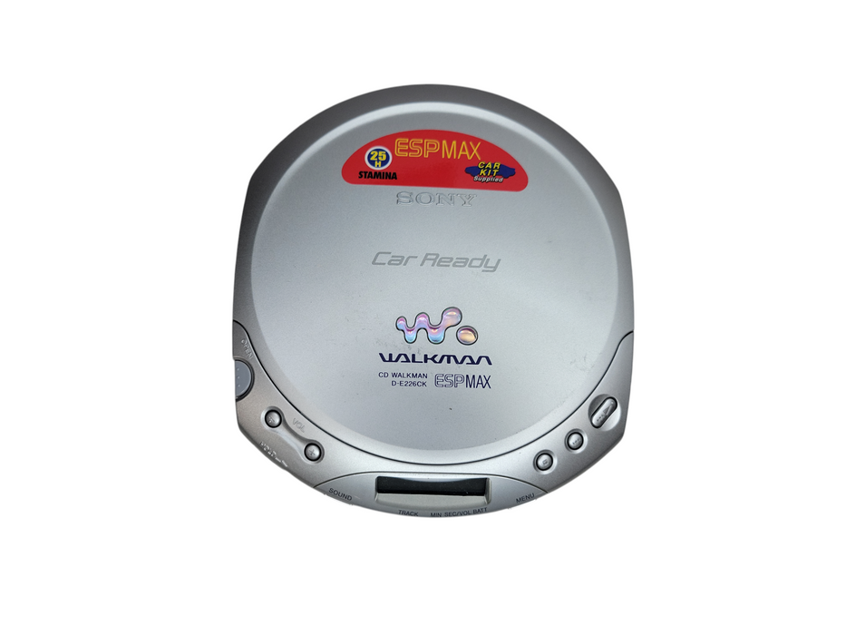 SONY CD WALKMAN D-E226CK ESPMAX PORTABLE CD PLAYER %