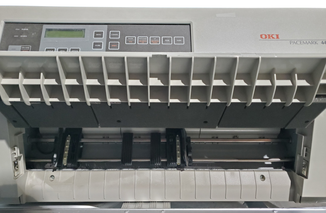 OKI Pacemark 4410 Dual 9-Pin Dot Matrix High Speed Form Printer *READ*