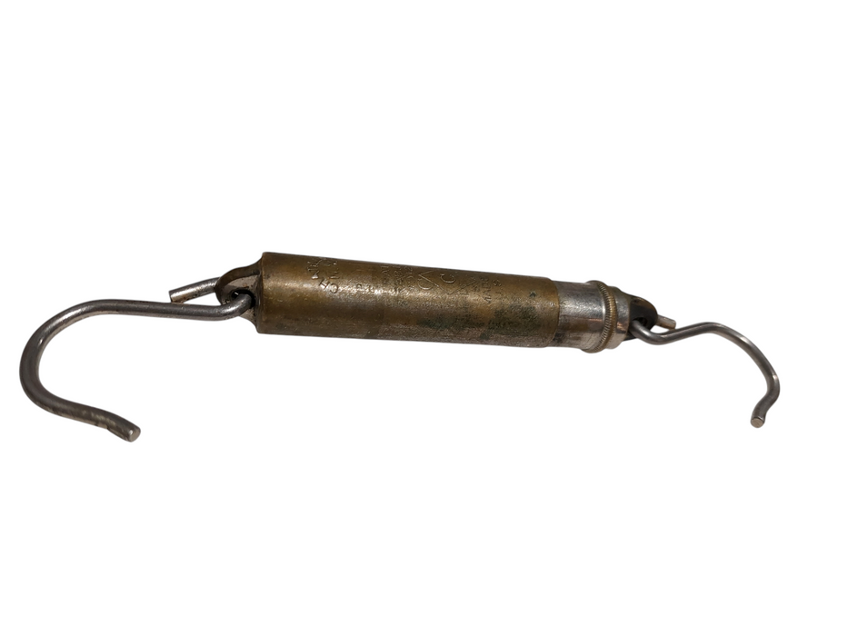 Old Sportsman Fish Scale 15-LBS Max Brass ( WW1 )Era  Pat.-Feb.13th 1912  =