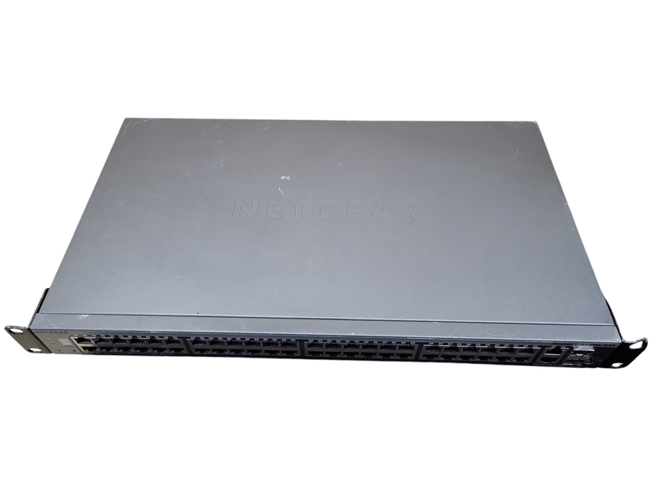 Netgear ProSAFE GS752TX S3300-52X-POE 48P Gigabit 2 T/SFP 10G Network Switc !