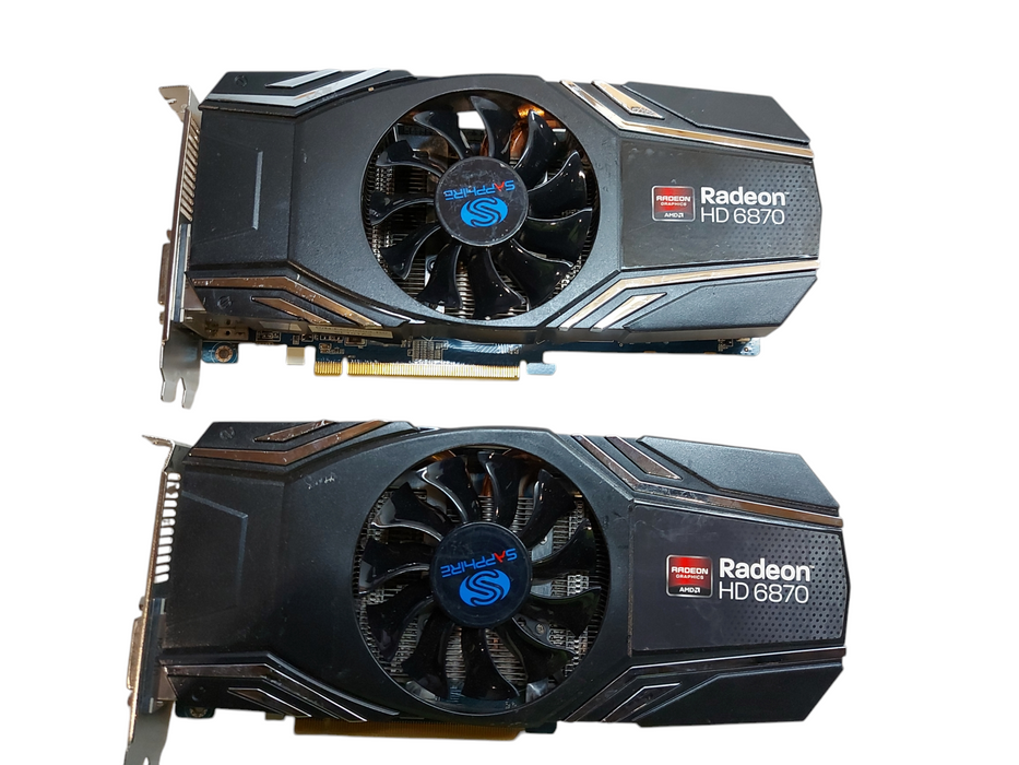 LOT 2X G CARD AMD Radeon HD 6870  1 GB GDDR5