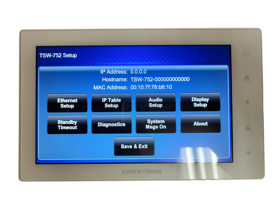 Crestron TSW-752-W-S White Touch Screen Panel No stand Q$