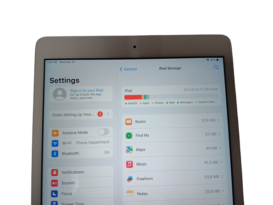 Apple iPad 7th Gen - 32GB - Silver [A2197]