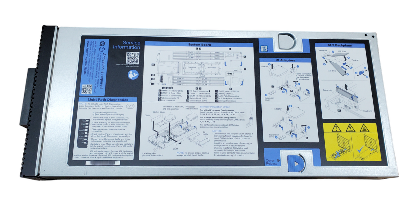 Lenovo ThinkSystem SN550 Server Blade | Barebones No CPU, RAM or HDD's