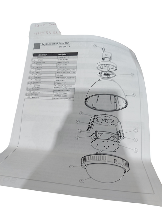 Sony UNI-ONL7C2 Clear Dome Outdoor Pendant-Mount Housing  Q