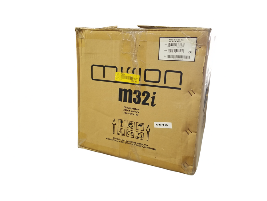 Mission Speakers M32i Black Ash 8-Ohms