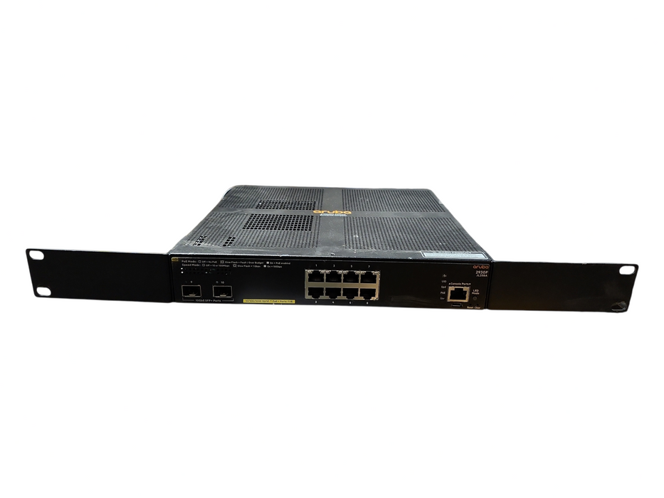 Aruba 2930F 8-Port w SFP+ w PoE+ Switch (JL258A), READ