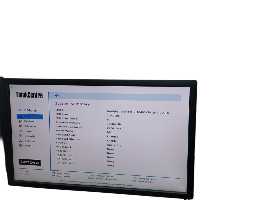 Lenovo ThinkCentre M70c SFF i5 - 10400 @ 2.90GHz 16GB DDR4 Ram No HDD θ