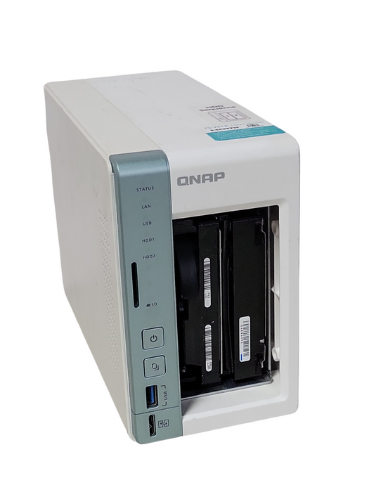 Qnap TS-251A 2-Bay Turbo NAS with 2x 2TB HDDs, READ _