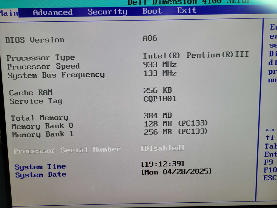 Dell Dimension 4100 - Pentium III @ 933 MHz 384MB RAM ATI Rage 128 Pro %