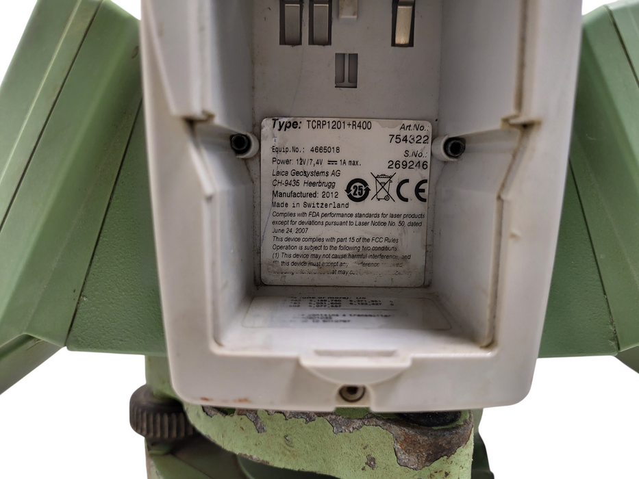 Leica TCRP1201+ R1000 Robotic Total Station No battery READ $