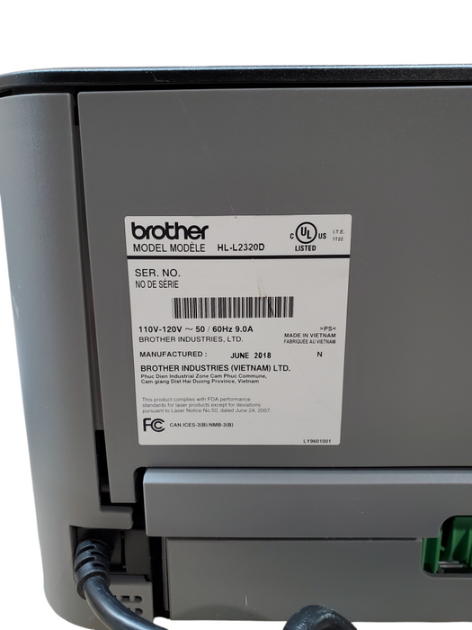 Brother HL-L2320D Monochrome Laser Printer *READ* %
