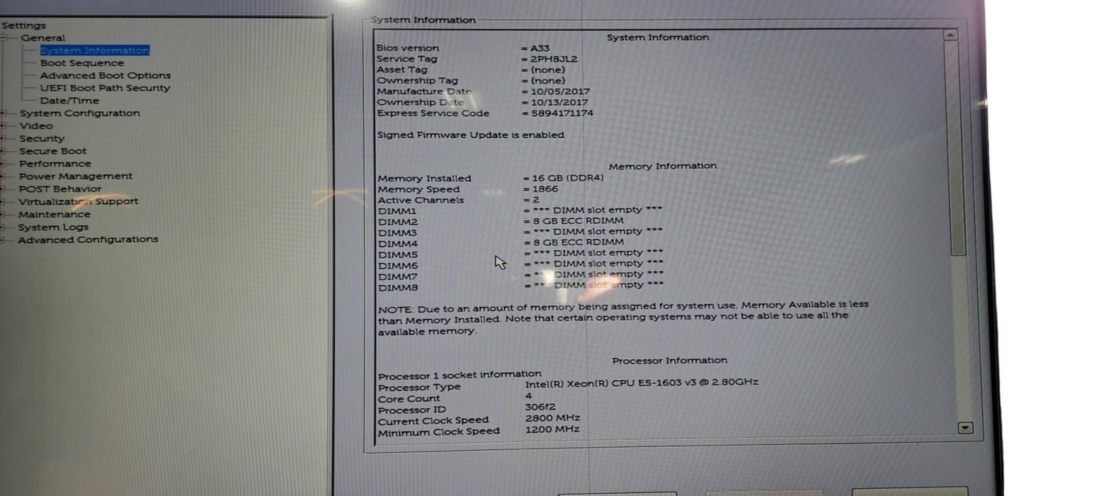 Dell Precision 5810| Xeon E5-1603 V3|16GB RAM| Firepro W2100| No HDD