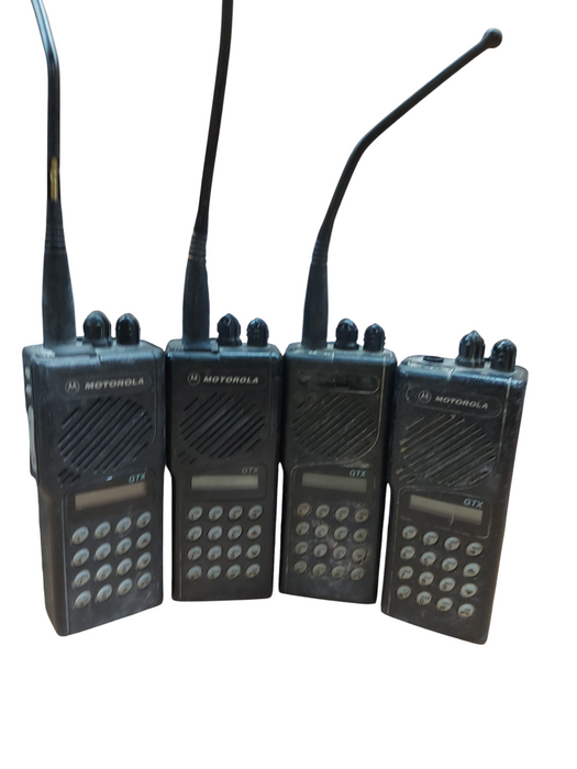 Lot 4x Motorola Gtx Radio