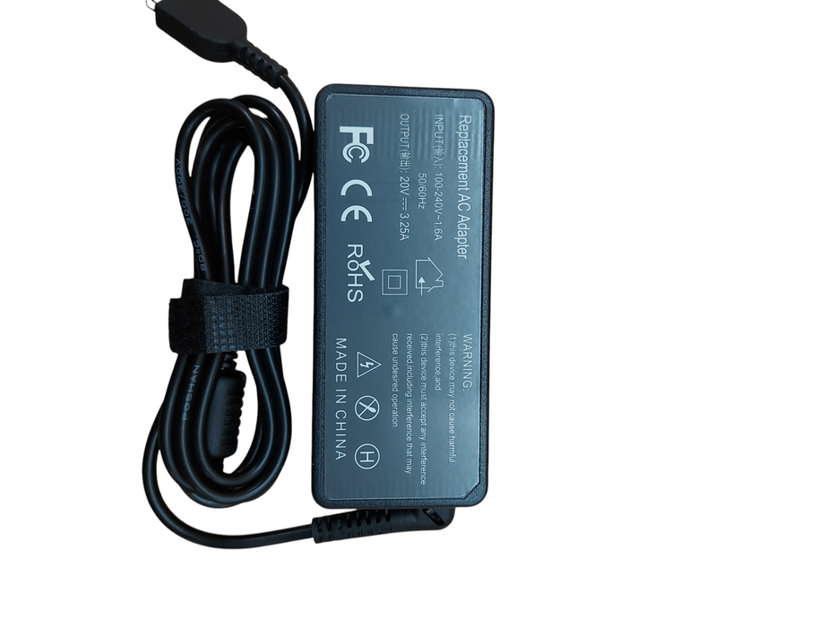 20v 3.25 65w laptop charger for lenovo thinkpad  x1