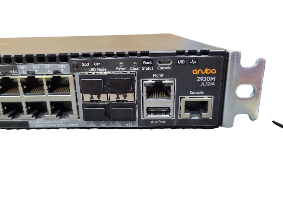 HP Aruba JL321A 2930M 48-Port Gigabit PoE Switch w/ JL083A Module !