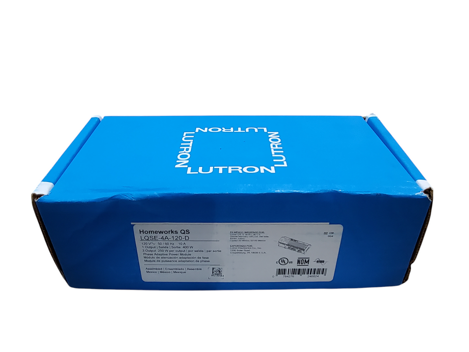 Lutron Homeworks LQSE-4A5-120-D Din Power Module *READ*