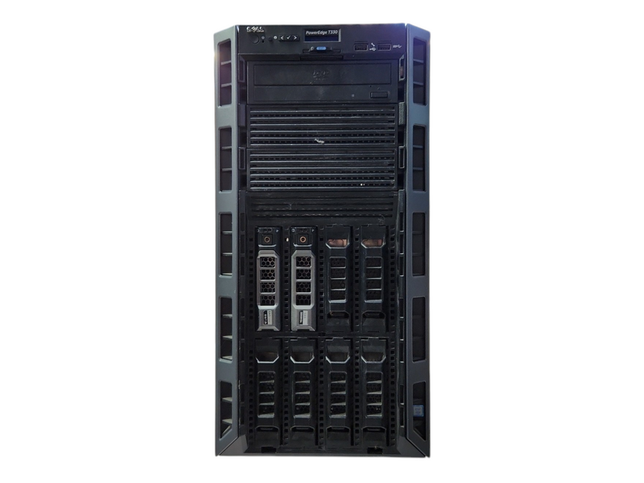 Dell PowerEdge T330, Xeon E3-1220 v5 3.00GHz, 8GB DDR4, H330 RAID, 2x 2TB SAS