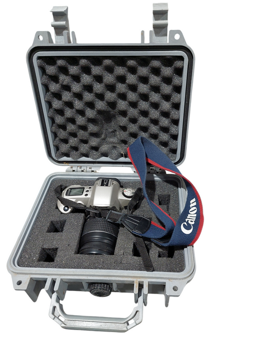 Canon Rebel G Film Camera 28-80mm Lens in a Pelican 1200 Case  =