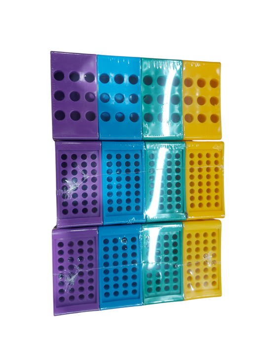 Lot 13x - Heathrow Scientific™ Rota-Rack™ Rotating 4-Way Tube Rack